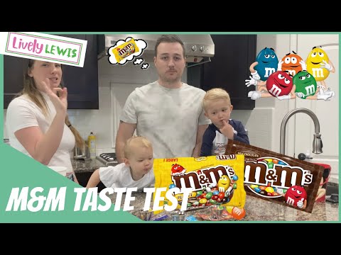 M&M candy Taste Test before our movie night! Levi chooses Doctor Dolittle!