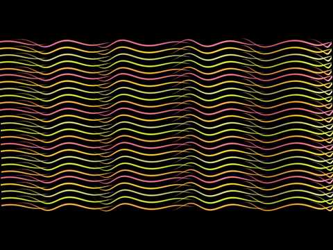 Club Visuals 333 - Horizontal Waiving Lines Free Background Video HD