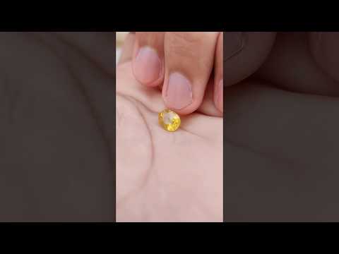 Natural Yellow Sapphire 3.56 Carat IGI Certified