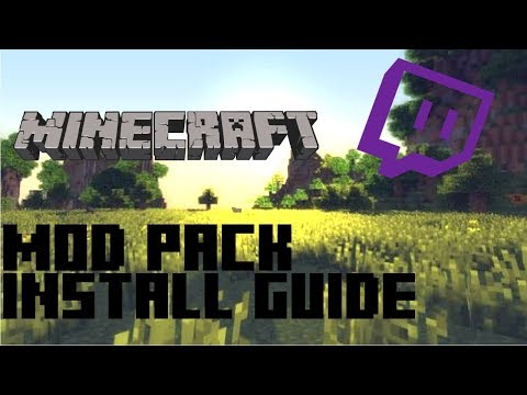 Happy Bread - how to dowload a mod pack using the twitch (curse) app minecraft