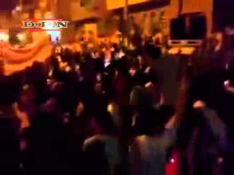 مظاهرة مسائية في سوق الجبيلة باتجاه ساحة المدلجي في دير الزور رداً على خطاب وليد المعلم