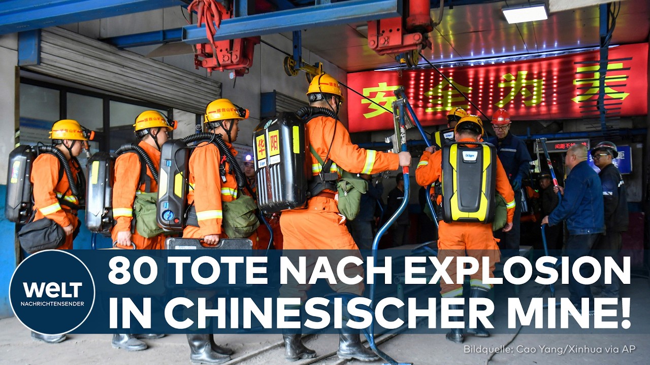 KATASTROPHE IN CHINA: Bergwerk-Explosion fordert viele Todesopfer – Weitere Bergarbeiter vermisst!