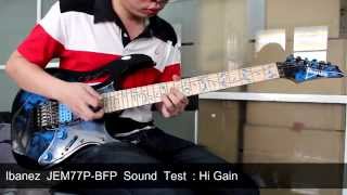 Video thumbnail for Ibanez JEM77P-BFP Steve Vai Signature Sound Test by Nut ChordTabs