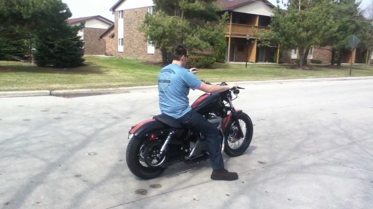 Harley Davidson 1200 sportster nighster no mufflers