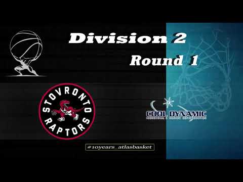 Atlasbasket - Division 2 - Round 1 - STOVRONTO RAPTORS vs COOL DYNAMIC 34-66