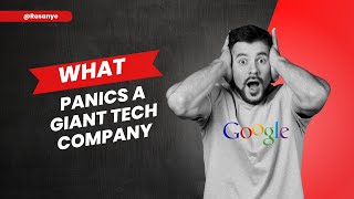 What panics a giant tech company is the fear of losing market share.