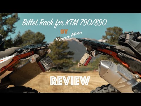 The KTM 790/890 Billet Rack by Perun Moto [Review]