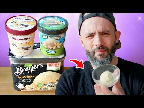 Ranking Every Vanilla Ice Cream | Best with Babish