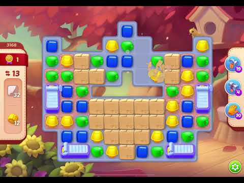 HomeScapes Level 3168 no boosters (15 moves)