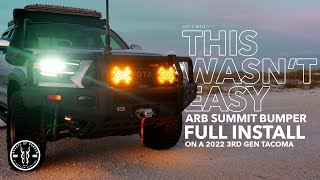 ARB Summit Bumper *COMPLETE Install Guide for 3rd Gen Tacomas*