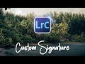 Add Your Signature Or Custom Logo To Your Images In Lightroom Classic