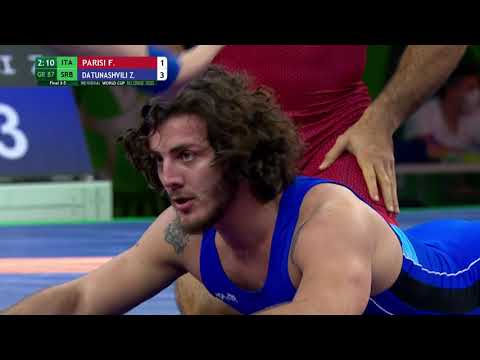 BRONZE GR - 87 kg: F. PARISI (ITA) v. Z. DATUNASHVILI (SRB)