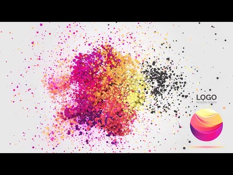 Easy After Effects Tutorial Particles Logo Text Animation Download Free Template