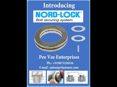 Nord lock wedge lock washer