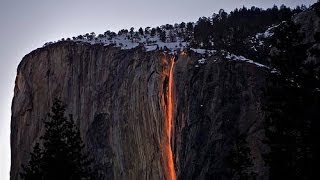 The Wonders Of Nature / Fire Falls / Yosemite National Park / USA