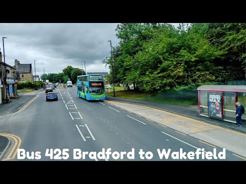 Bradford | Wakefield | West Yorkshire | Bus 425 Bradford to Wakefield | July 2024