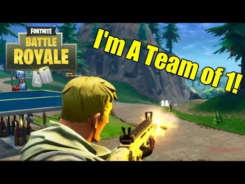 I'm A Team of 1! | Fortnite Battle Royale [Team of 20] Gameplay
