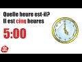 Quelle heure est-il chanson pour les enfants | Tell the time in French song for kids