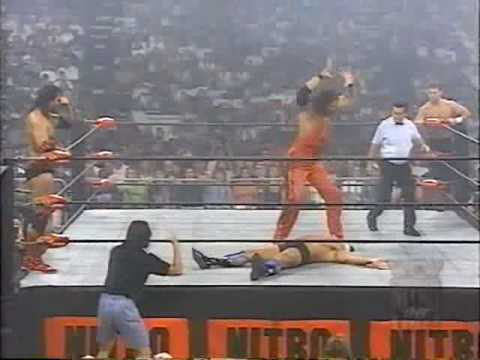 (7.22.1997) Road to Road Wild '97 Part 15 - Chris Benoit & Ric Flair vs. The Outsiders w. Syxx Pt. 1