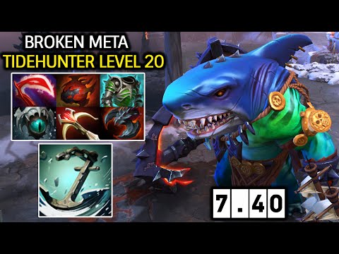 Tidehunter Carry 7.40 – Broken Meta or Real Monster? Dota 2