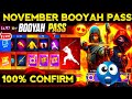 November Booyah Pass Free Fire 2025 Next Booyah Pass Free Fire November Booyah Pass Free Fire