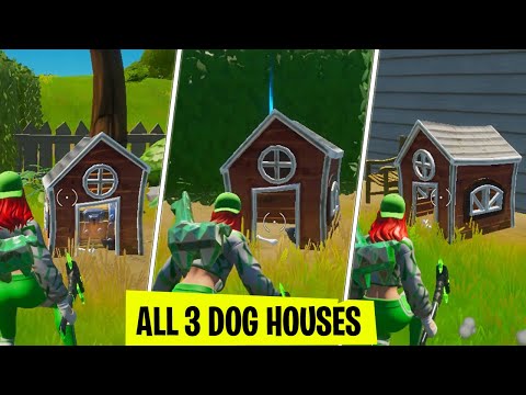 All 3 Dog Houses locations! Destroy Dog Houses | Meowscles Mischeif Week 6 Challenge Guide