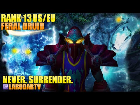 LARODAR 🐯WOW CLASSIC 60 FERAL DRUID PVP (R13 Ranking Video in EU Phase5 pre-Naxxramas)