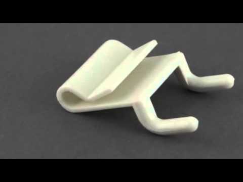 Power Wing Clip for Pegboard & Slatwall | Corrugated Display | Metal Wire Rack