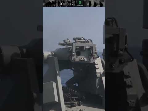 Mk 38 Mod 2 Machine Gun System - Exercises at Sea. #navalpower #training