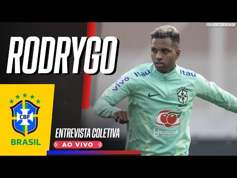 Rodrygo AO VIVO! Assista à coletiva do atacante da seleção brasileira