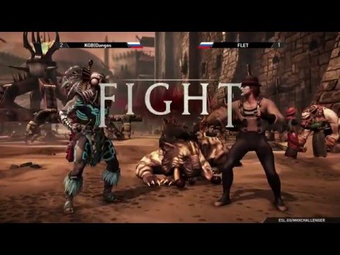 FLET vs Dangos - ESL MKX Challenger Cup #4 - Semifinal