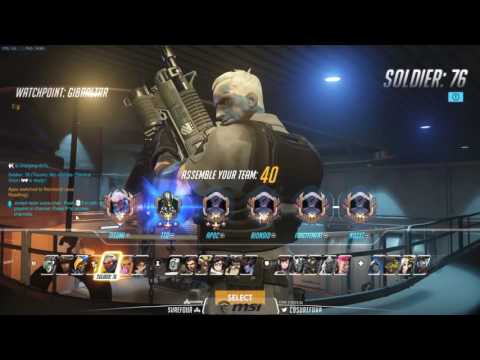Overwatch C9 Surefour Playing Insane Game As Mccree & Soldier With 50 Elims