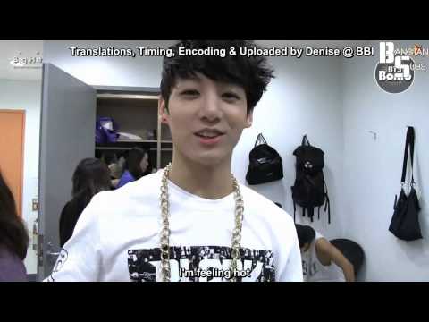 [ENG] 130704 [BANGTAN BOMB] Jungkook 'It's hot right'