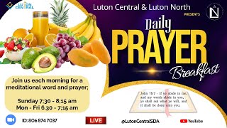 Prayer Breakfast | 16 June 2026 | Luton Central Adventist Church