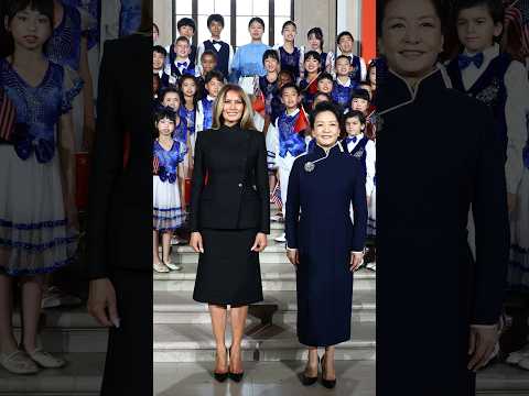 Melania Trump visits Smithsonian with China's first lady