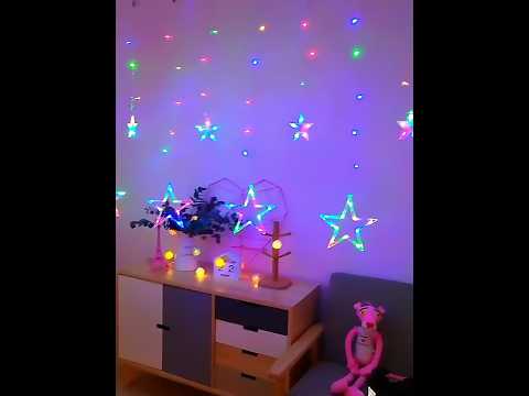 LED гірлянда новорічна Christmas tree колір RGB 8 режимів від 220В