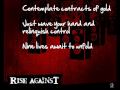 Rise Against Grammatizator(+lyrics)