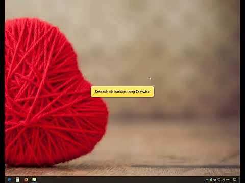 Schedule file copying for automatic backup using Copywhiz in Windows