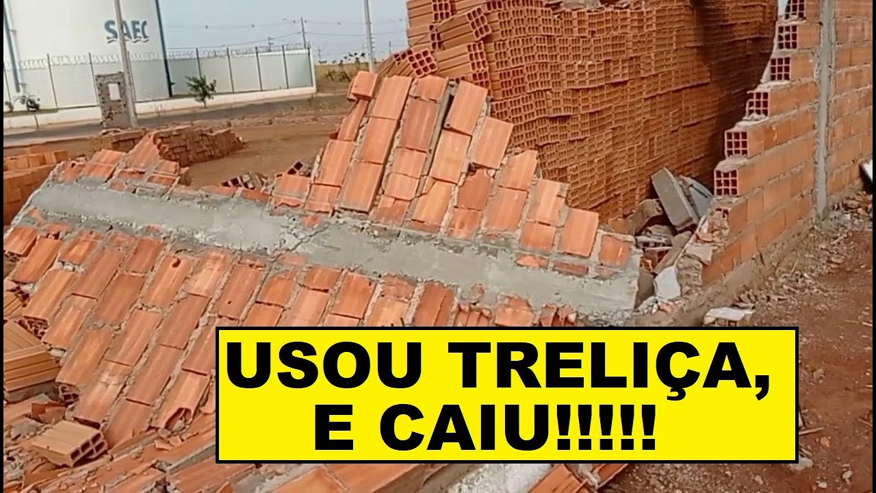 O VENTO DERRUBOU ESTE MURO... COM TRELIÇA!😱