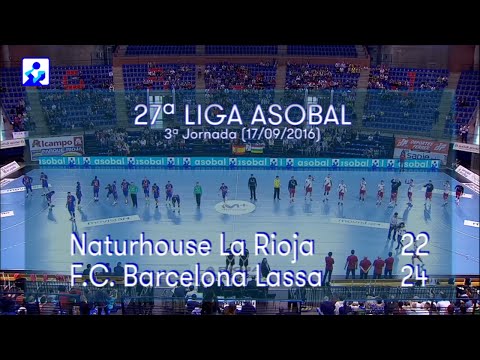 LIGA ASOBAL J03 Naturhouse La Rioja - FC Barcelona Lassa 22 - 24
