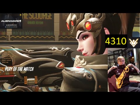 Dignitas LiNkzr as Mccree/Widowmaker/Genji on Numbani at Grandmaster tier (Top 2)