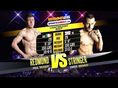 Paul Redmond vs Chris Stringer - BAMMA 26