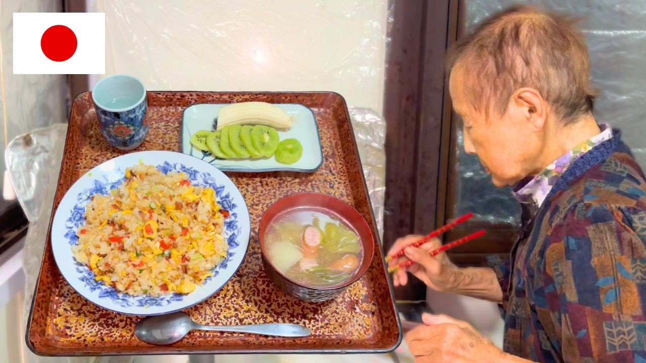 🇯🇵Dinner with My Japanese Grandma (94) | Living in the Countryside Alone
