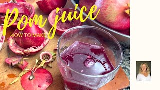 POMEGRANATE JUICE- THE BEST WAY TO MAKE IT / easy instructions