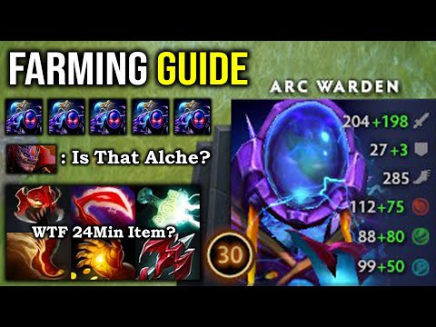 WTF 24MIN ITEMS HACK??? Even 10K God TB Can't 1v1 His Clone with Imba Farming Guide Arc Warden DotA