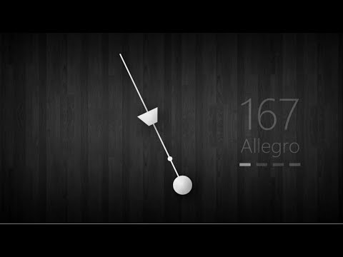 BPM 167 Tempo Metronome（メトロノーム）4/4 拍子 テンポ