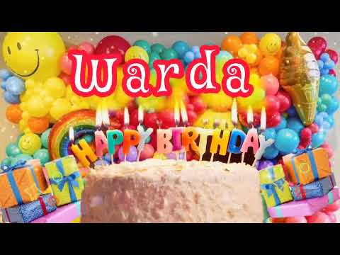 warda birthday song 🎂🎈 birthday wishes 💝🎈 happy birthday warda 🎂