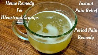 Home Remedy For Menstrual Cramps - Insant Period Pain Relief Using Herbs - Relief In Just 5 Mins