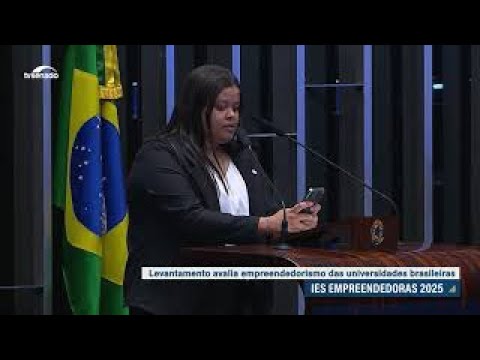 Senado recebe Índice de Instituições de Ensino Superior Empreendedoras