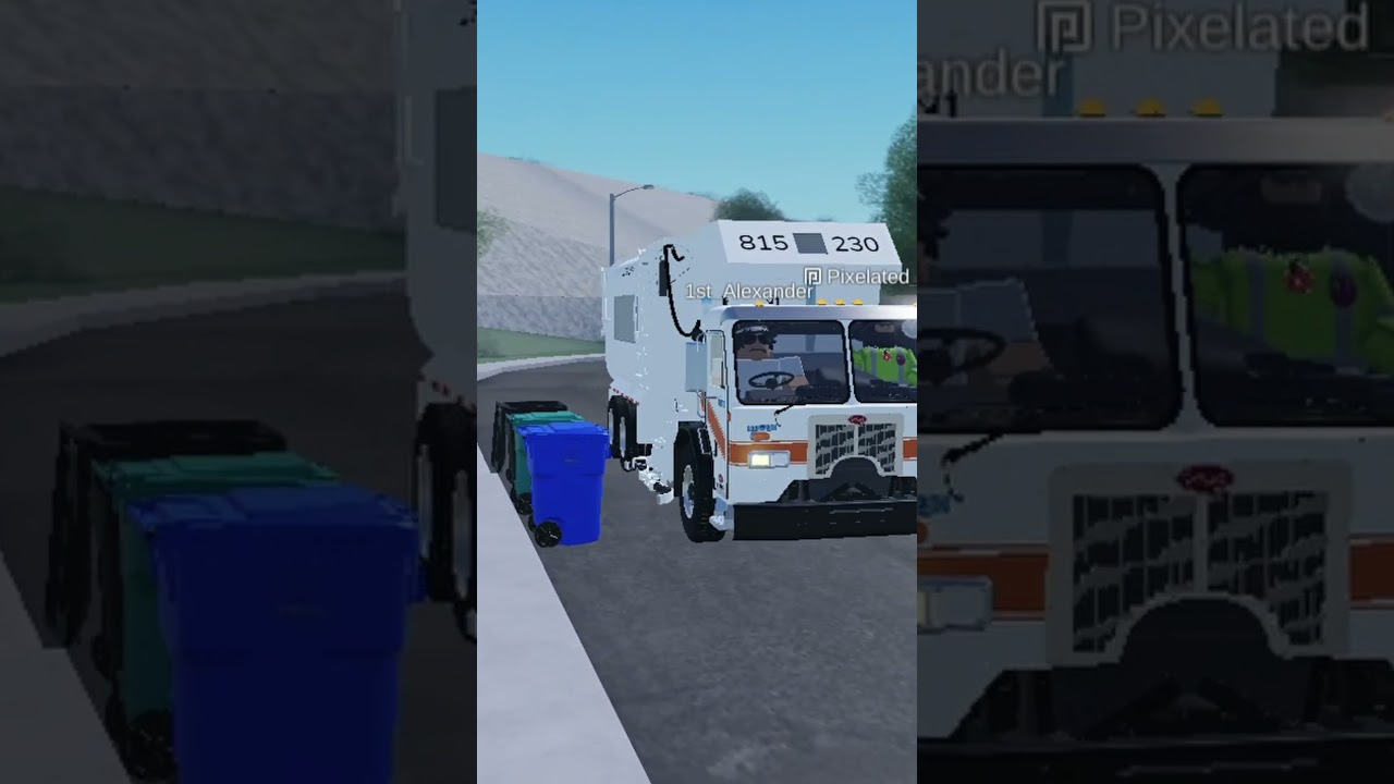 More Of The ESD 320 #garbagecollection #garbagetruck #roblox #gaming